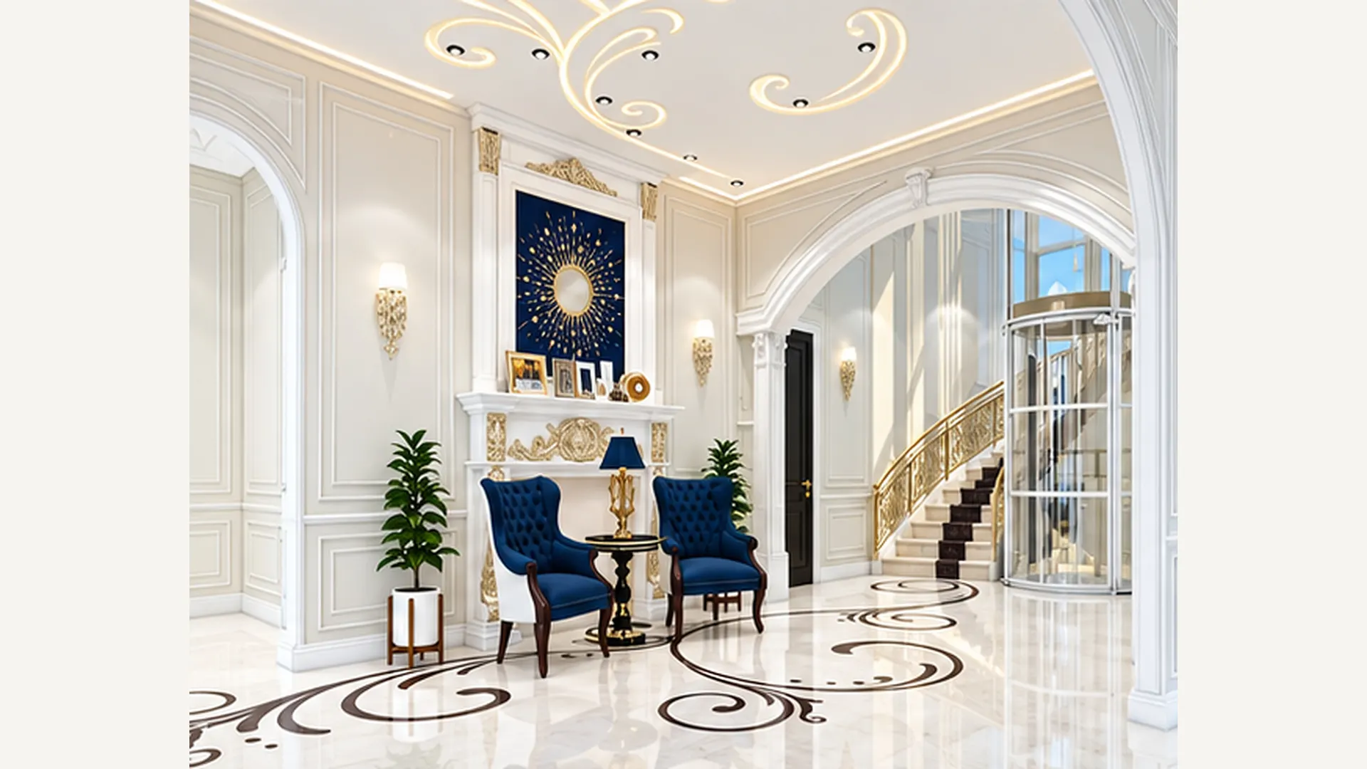 Reception Hall — Private Villa
